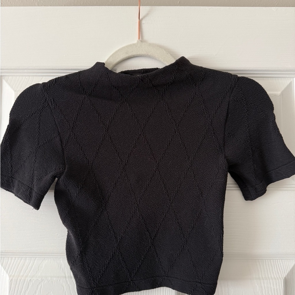 Zara Backless Knit Top